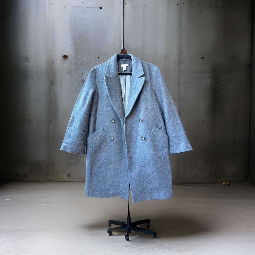 H&M WOOL COAT.
